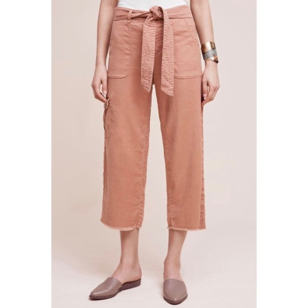 Anthropologie Hei Hei Cropped Trousers Sz 26
